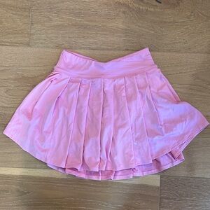 abercrombie kids Pink Pleated Skater Skirt